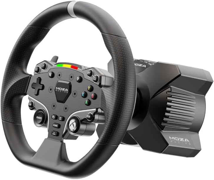 Base Direct Drive MOZA R3 et volant ES avec Quick Release aluminium