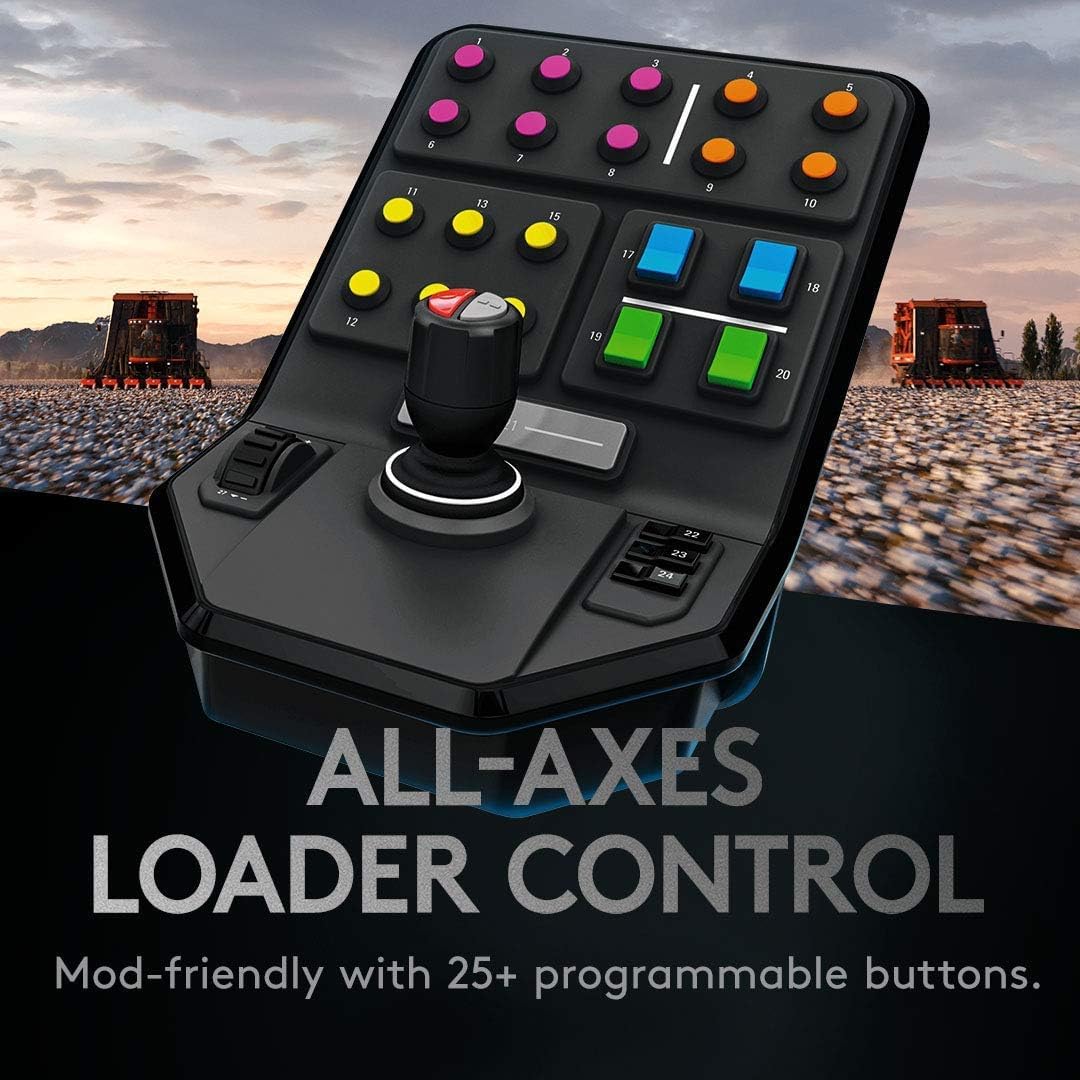 Volant Logitech G Saitek avec boule de guidage 900 degres pour Farming Simulator