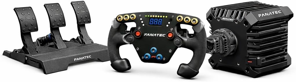Pack complet Fanatec CSL DD avec volant F1 Esports V2 et pédalier CSL Elite Pedals V2